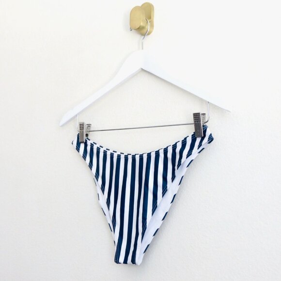 NEW! Kenny Flowers The Hamptons Navy Striped Sporty Bikini Bottom XS, M, L - Picture 9 of 14